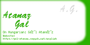 atanaz gal business card